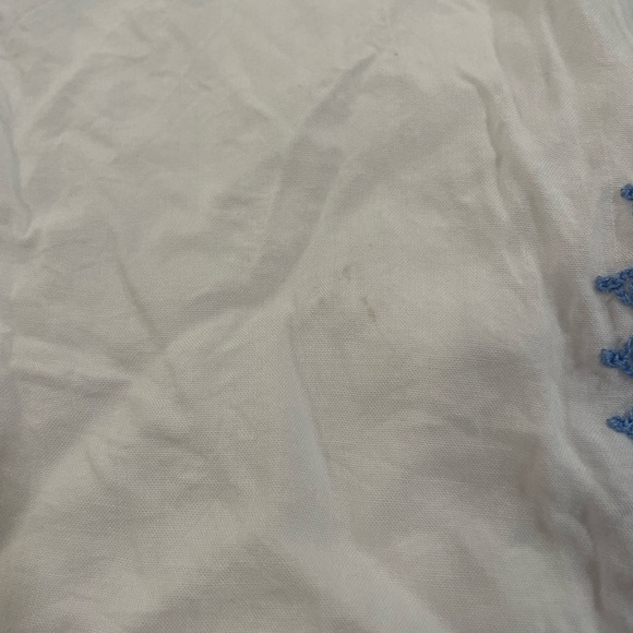 CHaCH Girls Size 6 White/Blue Coverup - Picture 3 of 3